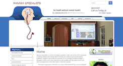 Desktop Screenshot of manasvispecialists.com